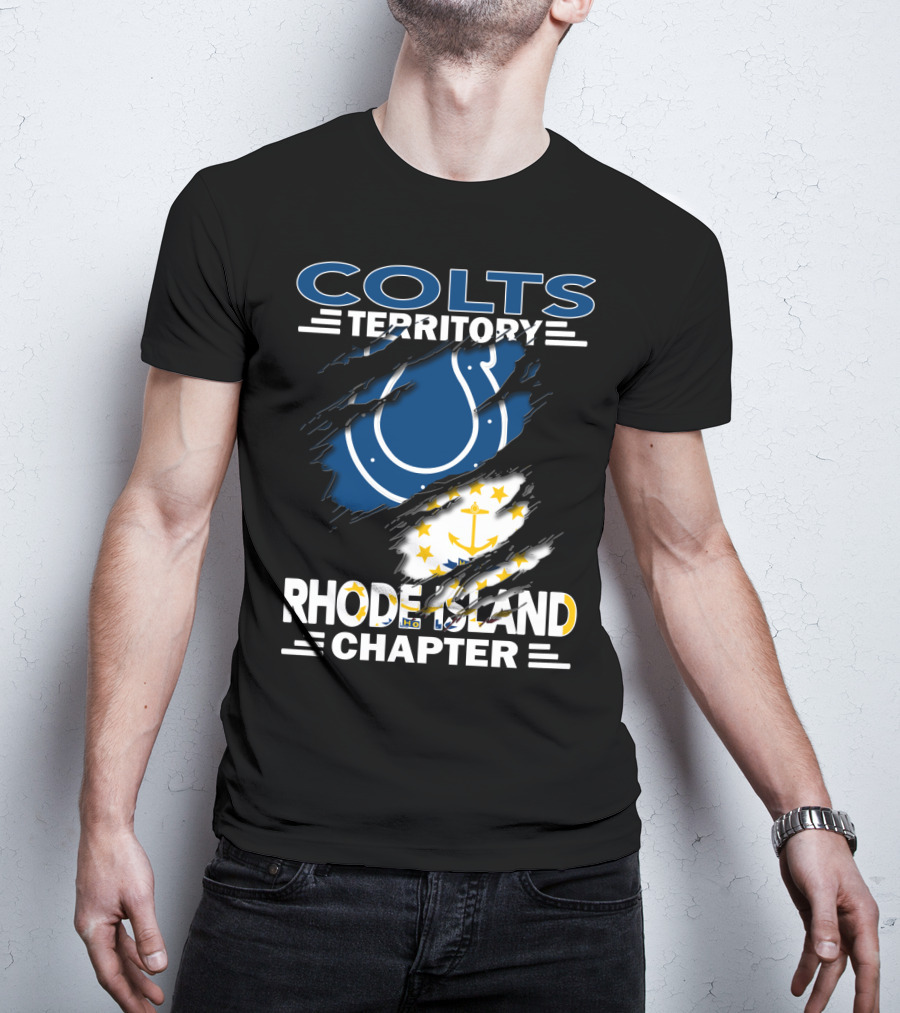 Colts Territory Rhode Island Chapter Flag Iconic T-Shirt