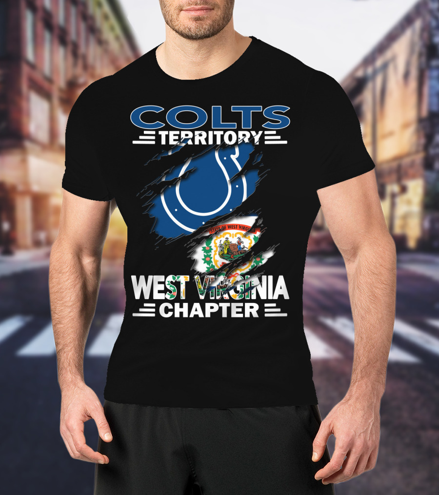 Colts Territory Indianapolis Colts West Virginia Chapter State Pride T-Shirt