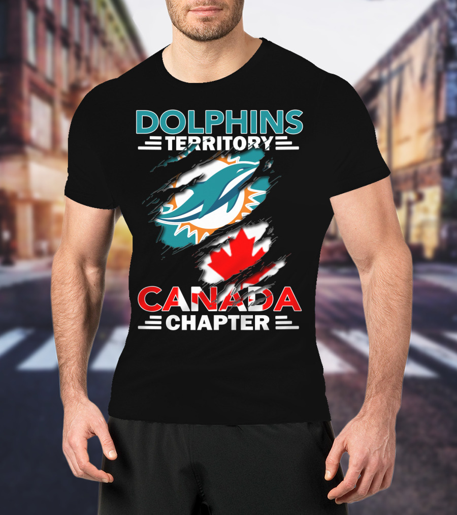 Dolphins Territory Canada Chapter Miami Dolphins Fan Club T-Shirt
