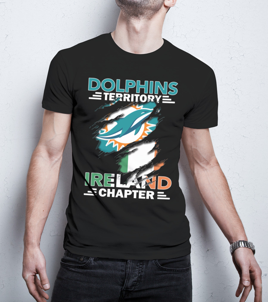 Dolphins Territory Ireland Chapter Miami Dolphins Fan Club T-Shirt