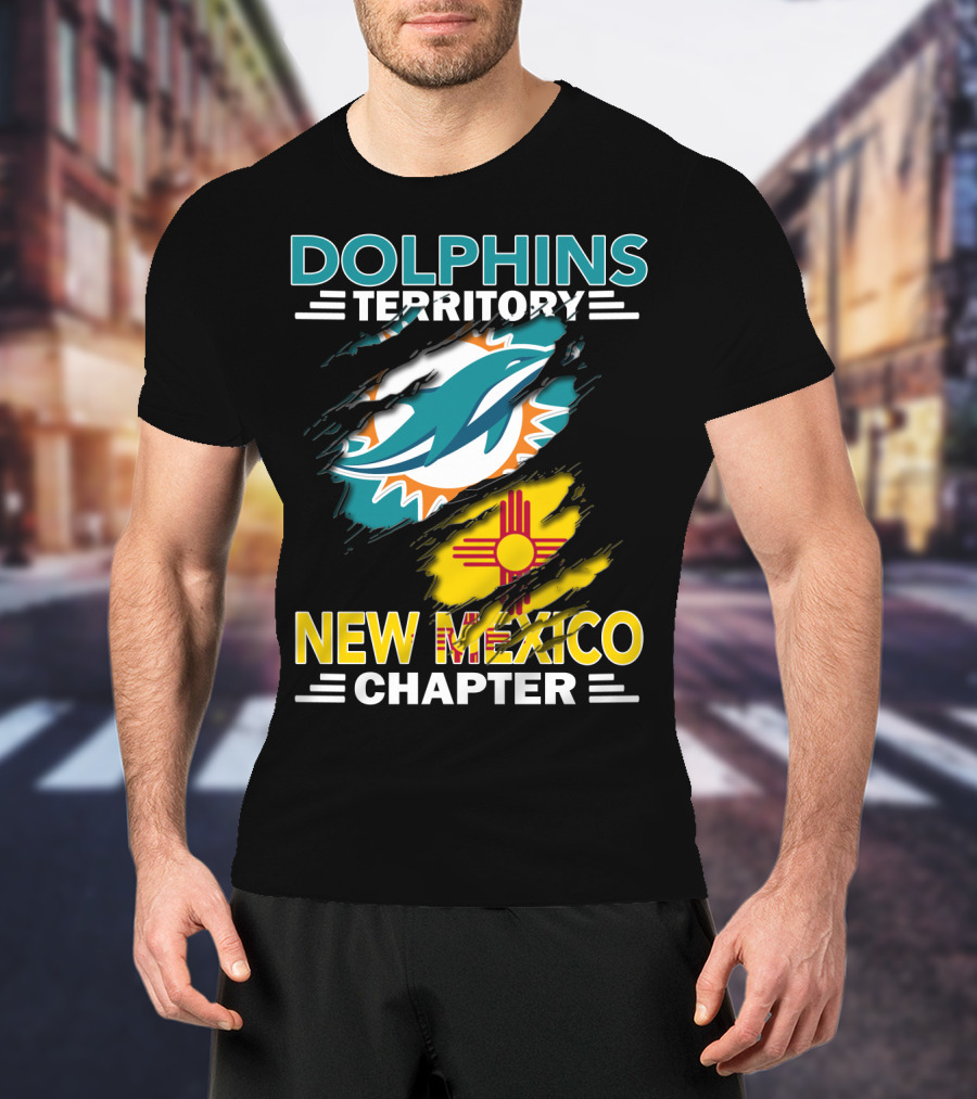 Dolphins Territory New Mexico Chapter Miami Dolphins Zia T-Shirt
