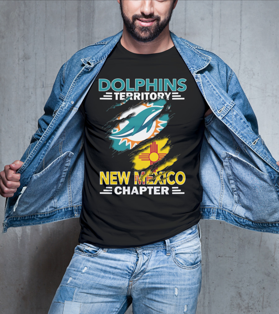 Dolphins Territory New Mexico Chapter Miami Dolphins Zia T-Shirt