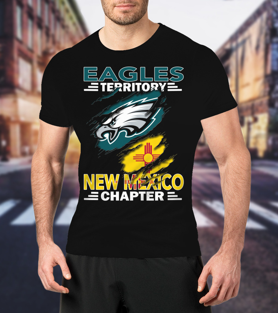Eagles Territory New Mexico Chapter Fan Emblem With Iconic Symbol T-Shirt