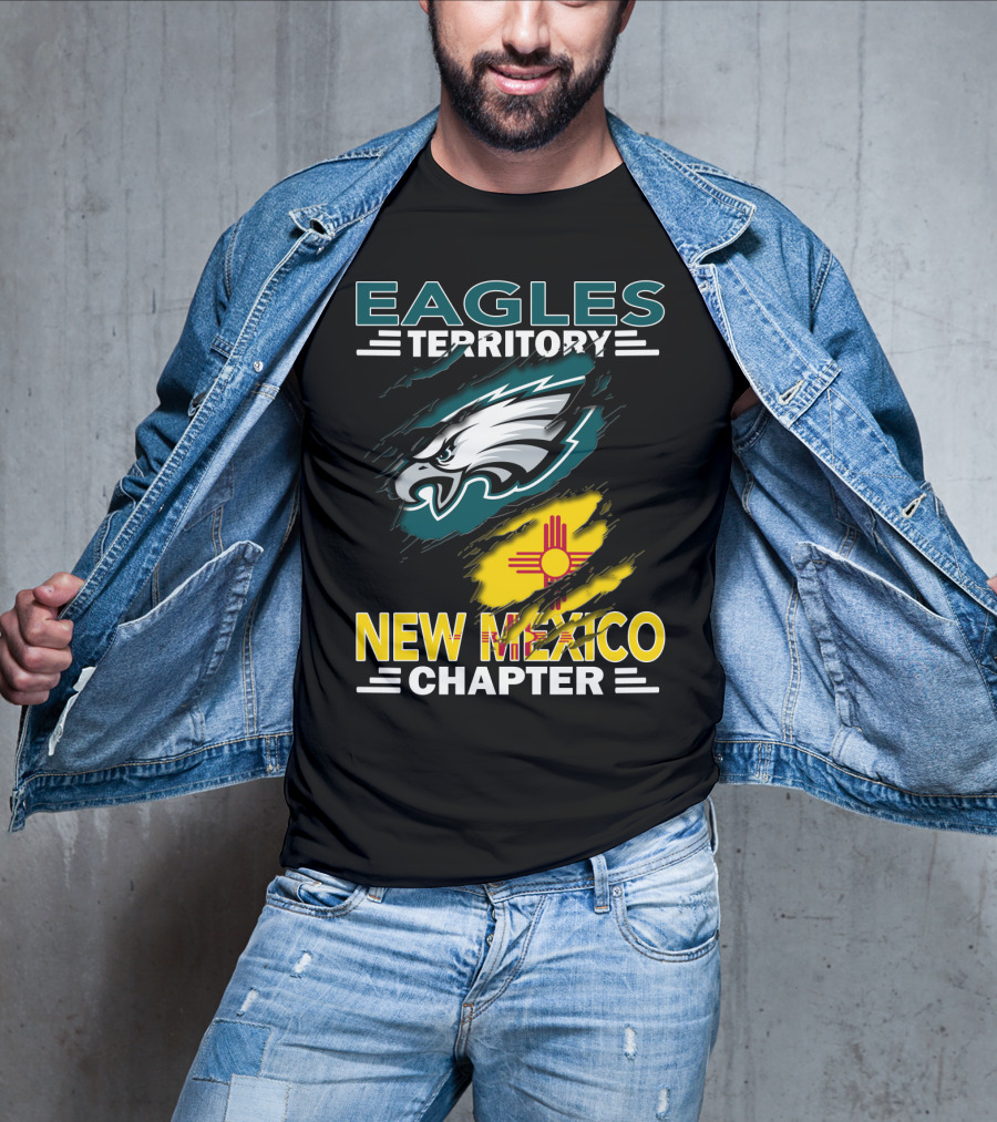 Eagles Territory New Mexico Chapter Fan Emblem With Iconic Symbol T-Shirt