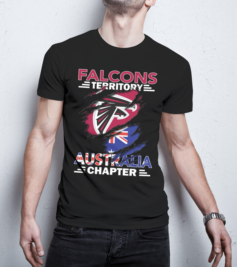 Falcons Territory Australia Chapter Flag Logo Emblem T-Shirt