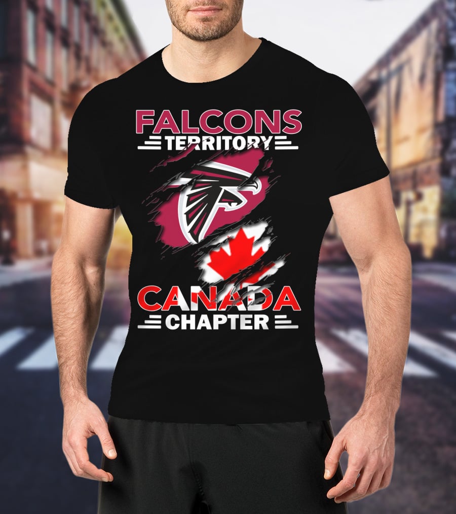 Falcons Territory Canada Chapter Atlanta Sports Fan Group T-Shirt