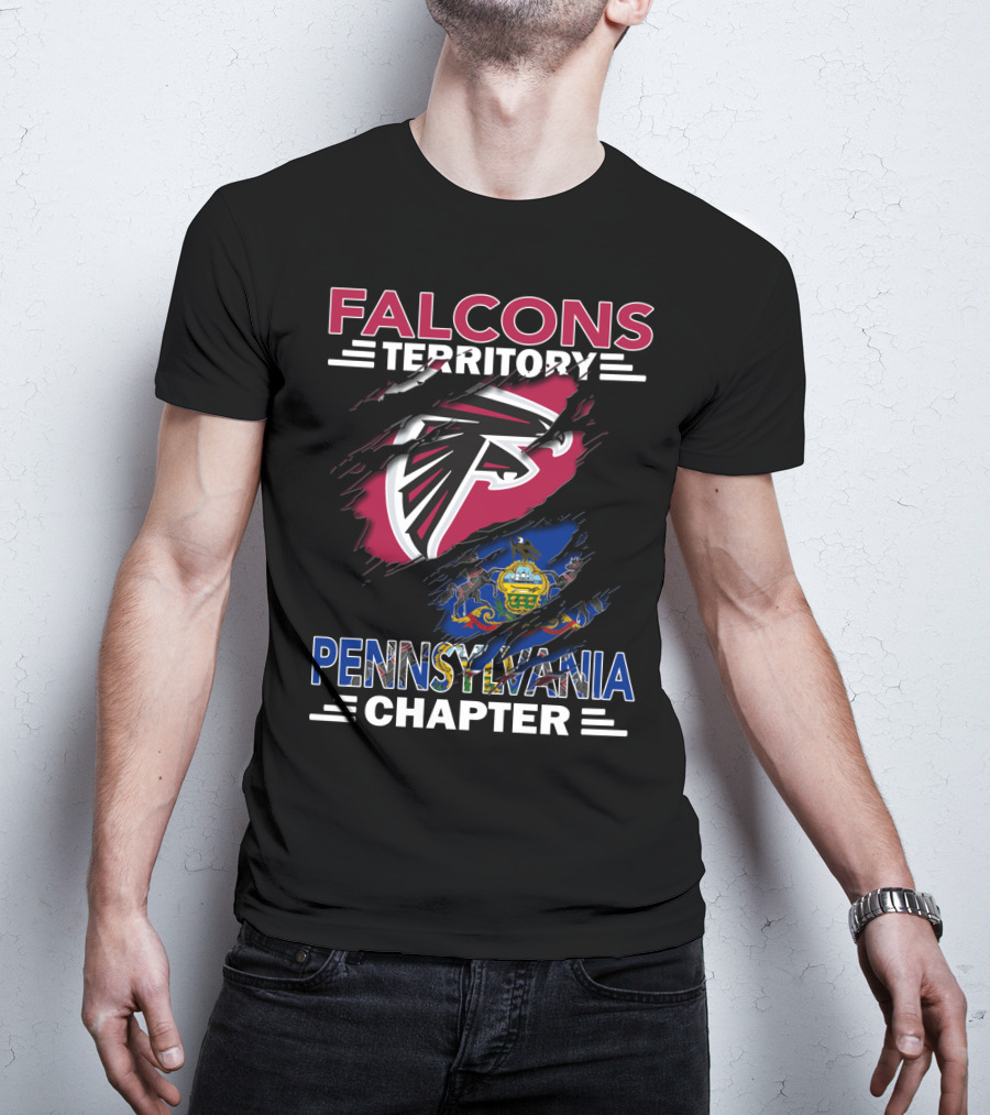 Falcons Territory Pennsylvania Chapter NFL Community Supporters T-Shirt