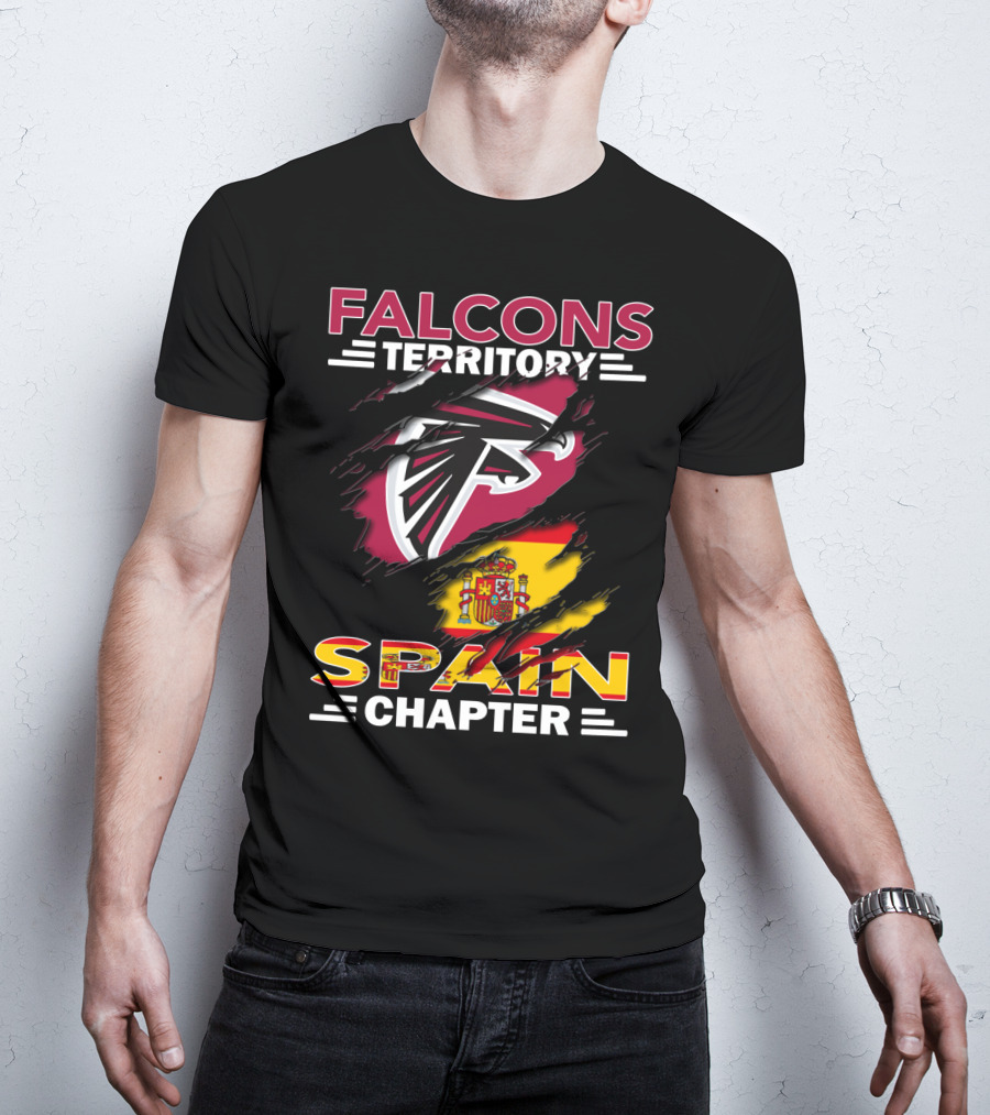 Falcons Territory Spain Chapter Flag T-Shirt