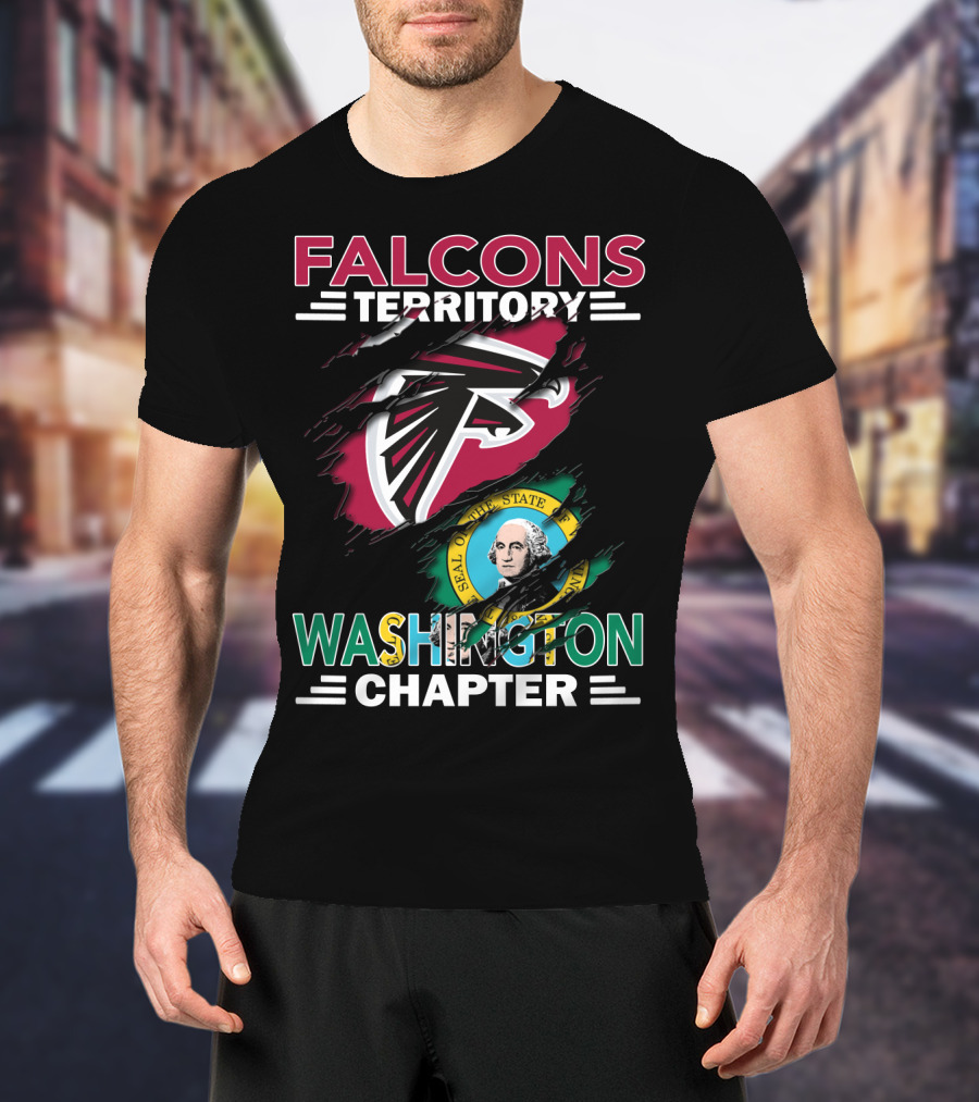 Falcons Territory Washington Chapter Seal T-Shirt