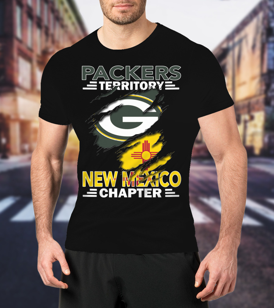 Packers Territory New Mexico Chapter G Logo And Zia T-Shirt