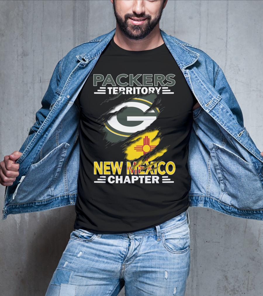 Packers Territory New Mexico Chapter G Logo And Zia T-Shirt