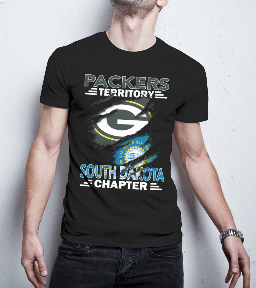 Packers Territory G South Dakota Chapter Flag T-Shirt