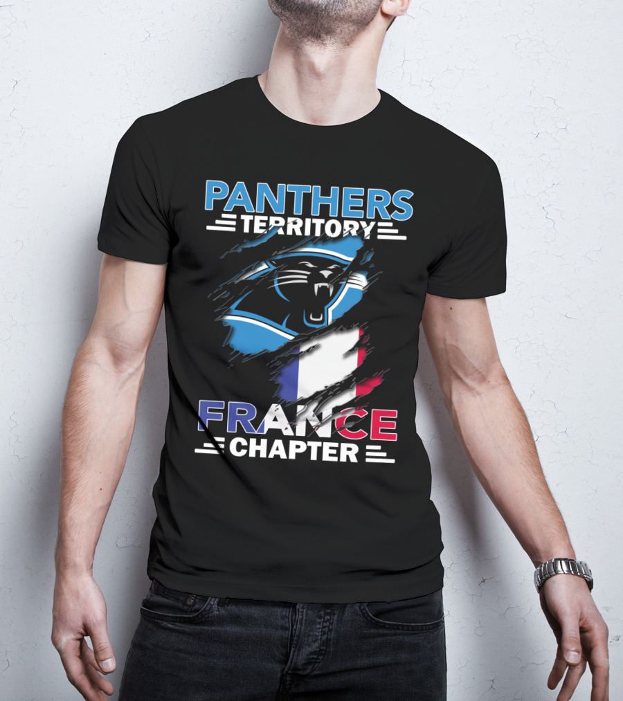 Panthers Territory France Chapter Flag T-Shirt