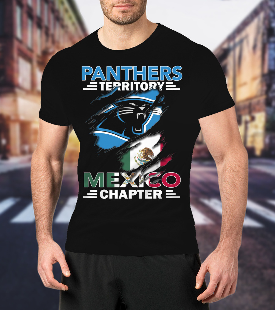 Panthers Territory Mexico Chapter Flag Emblem T-Shirt