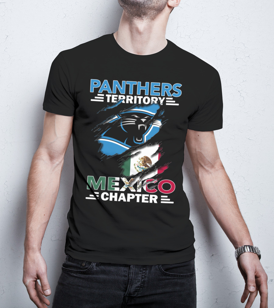 Panthers Territory Mexico Chapter Flag Emblem T-Shirt