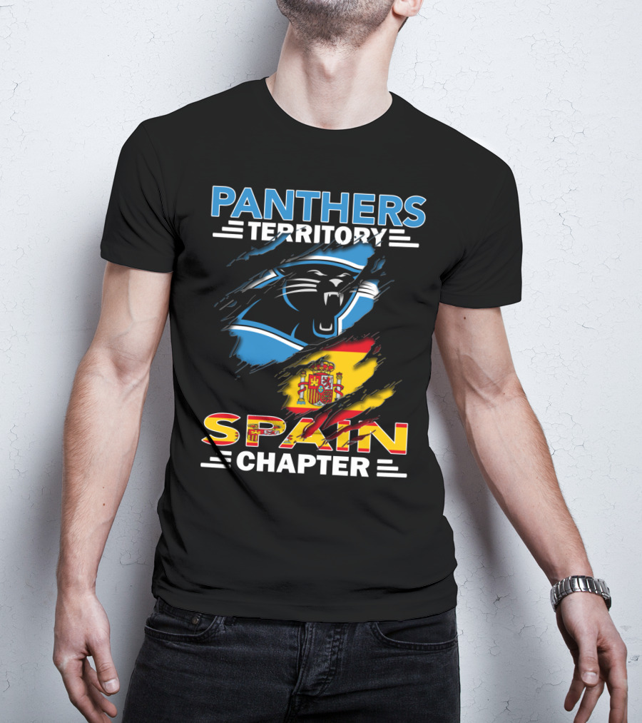 Panthers Territory Spain Chapter Flag T-Shirt