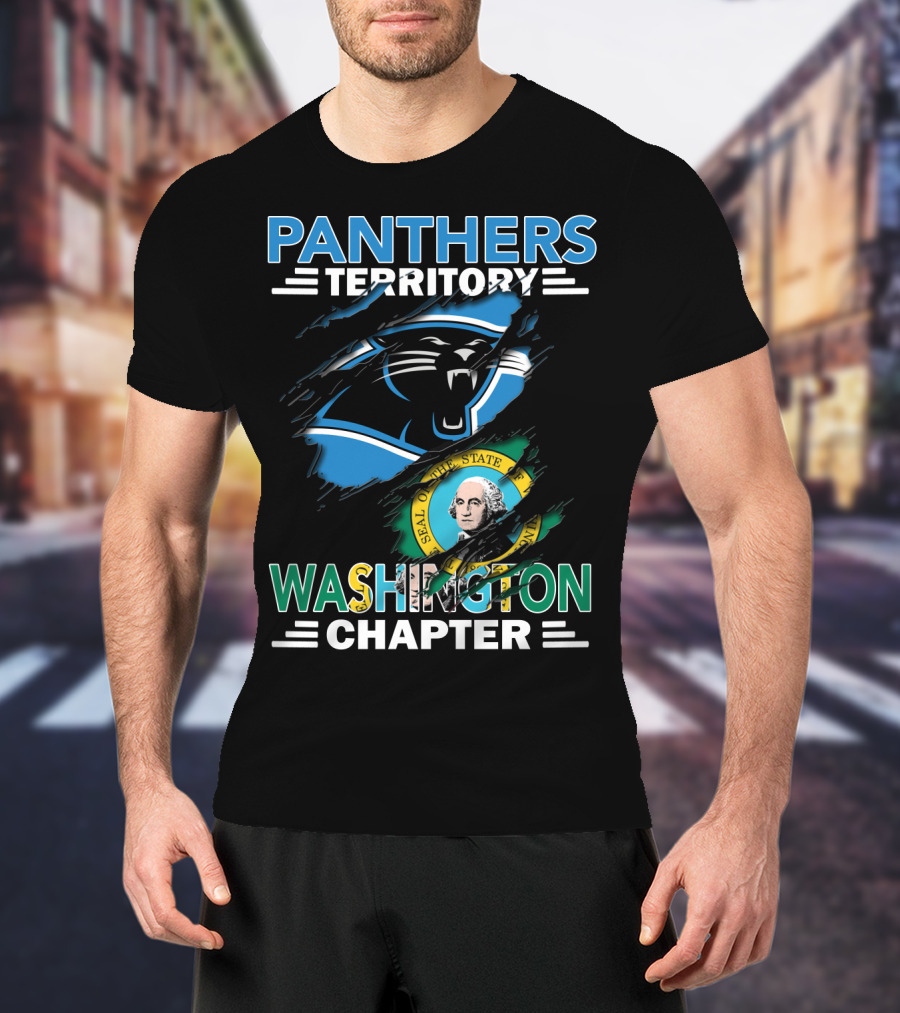 Panthers Territory Washington Chapter Seal T-Shirt
