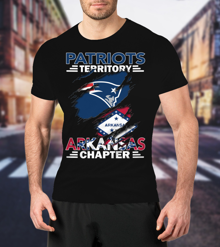 Patriots Territory Arkansas Chapter Arkansas Flag T-Shirt
