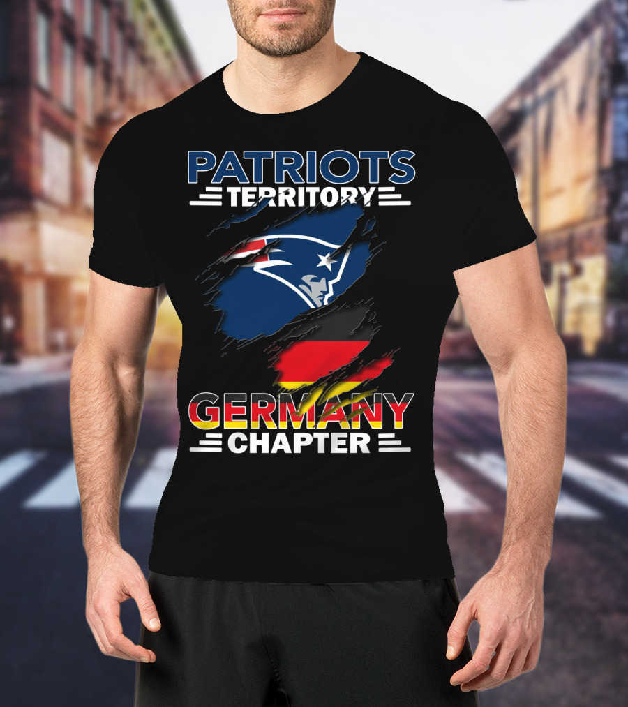 Patriots Territory Germany Chapter Flag T-Shirt