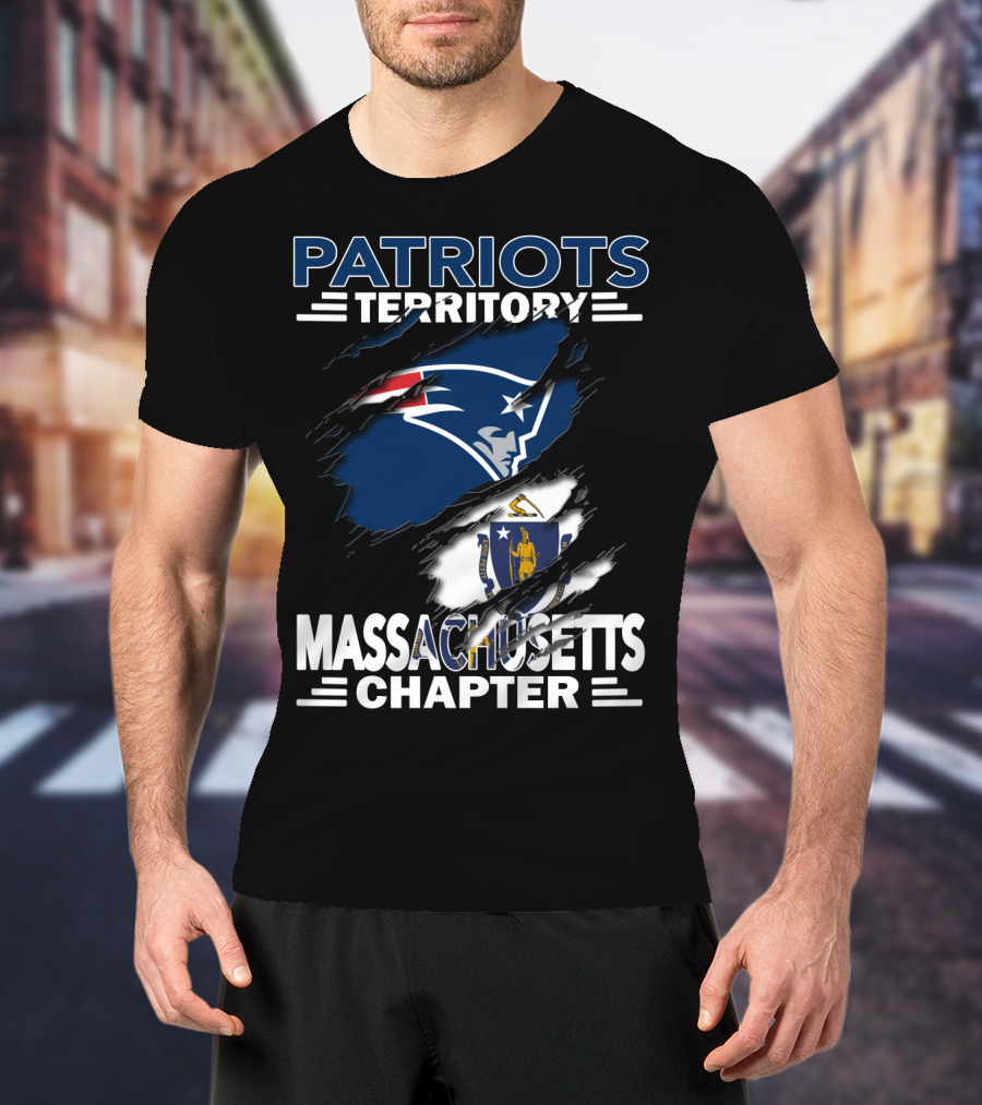 Patriots Territory Massachusetts Chapter New England Football Fan Gear T-Shirt