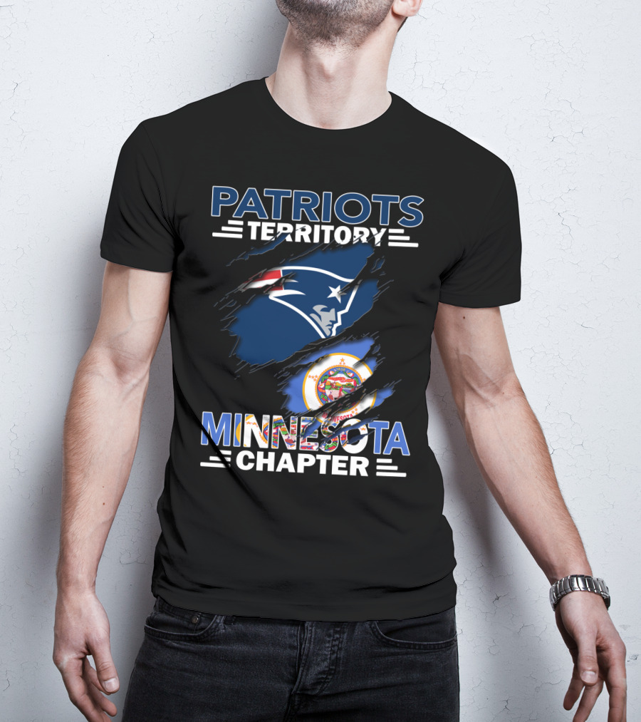 Patriots Territory Minnesota Chapter New England Football Fan Club T-Shirt