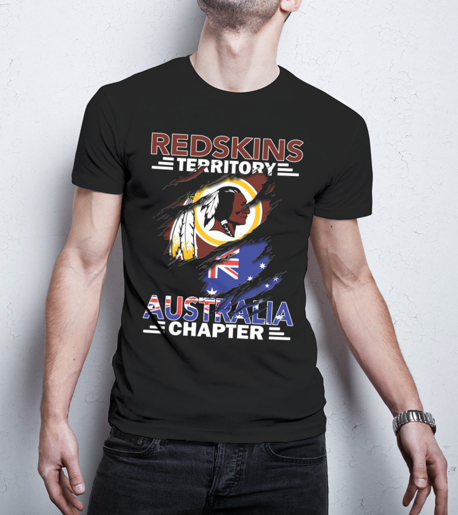 Redskins Territory Australia Chapter Flag T-Shirt