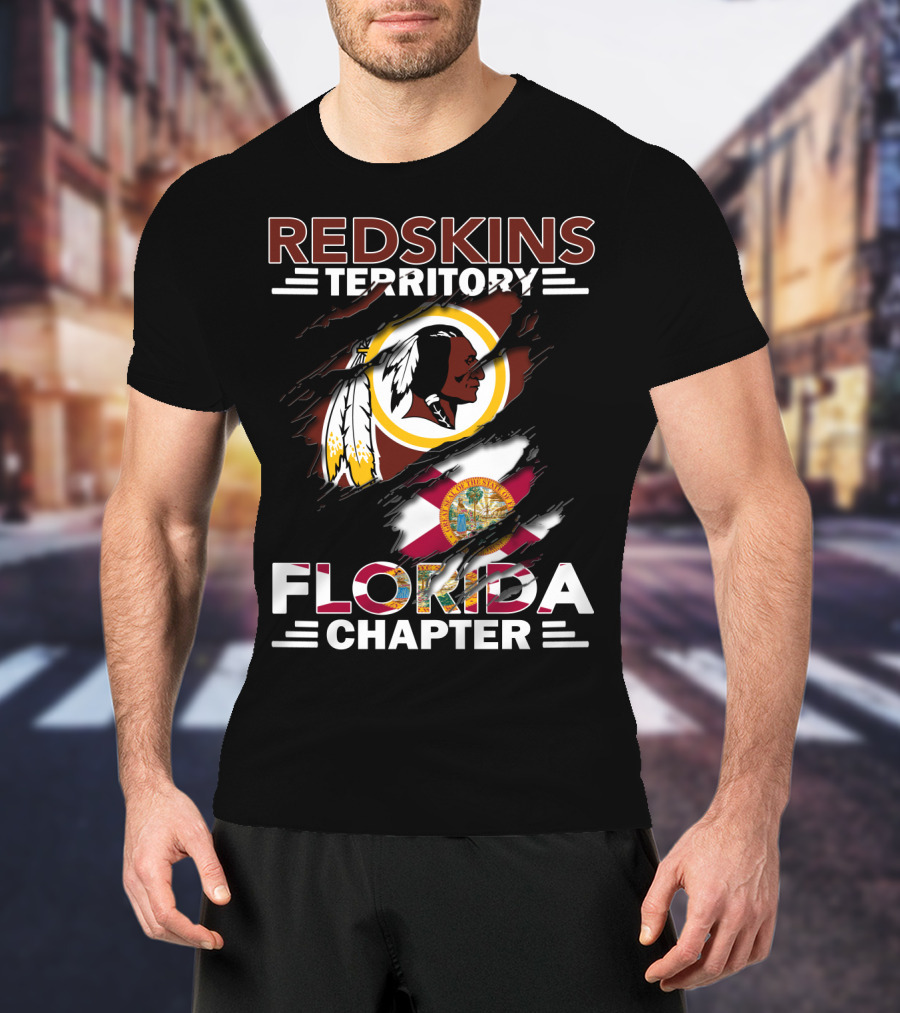 Redskins Territory Florida Chapter Washington Football Team Fan Base T-Shirt