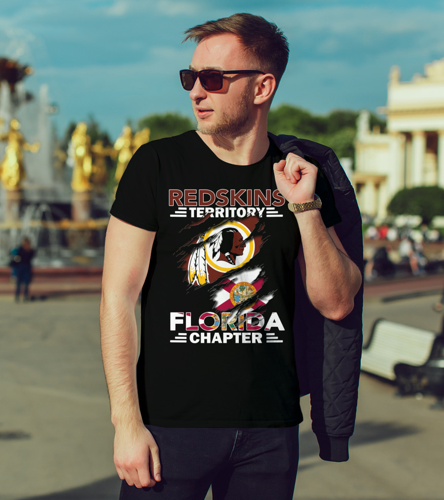 Redskins Territory Florida Chapter Washington Football Team Fan Base T-Shirt