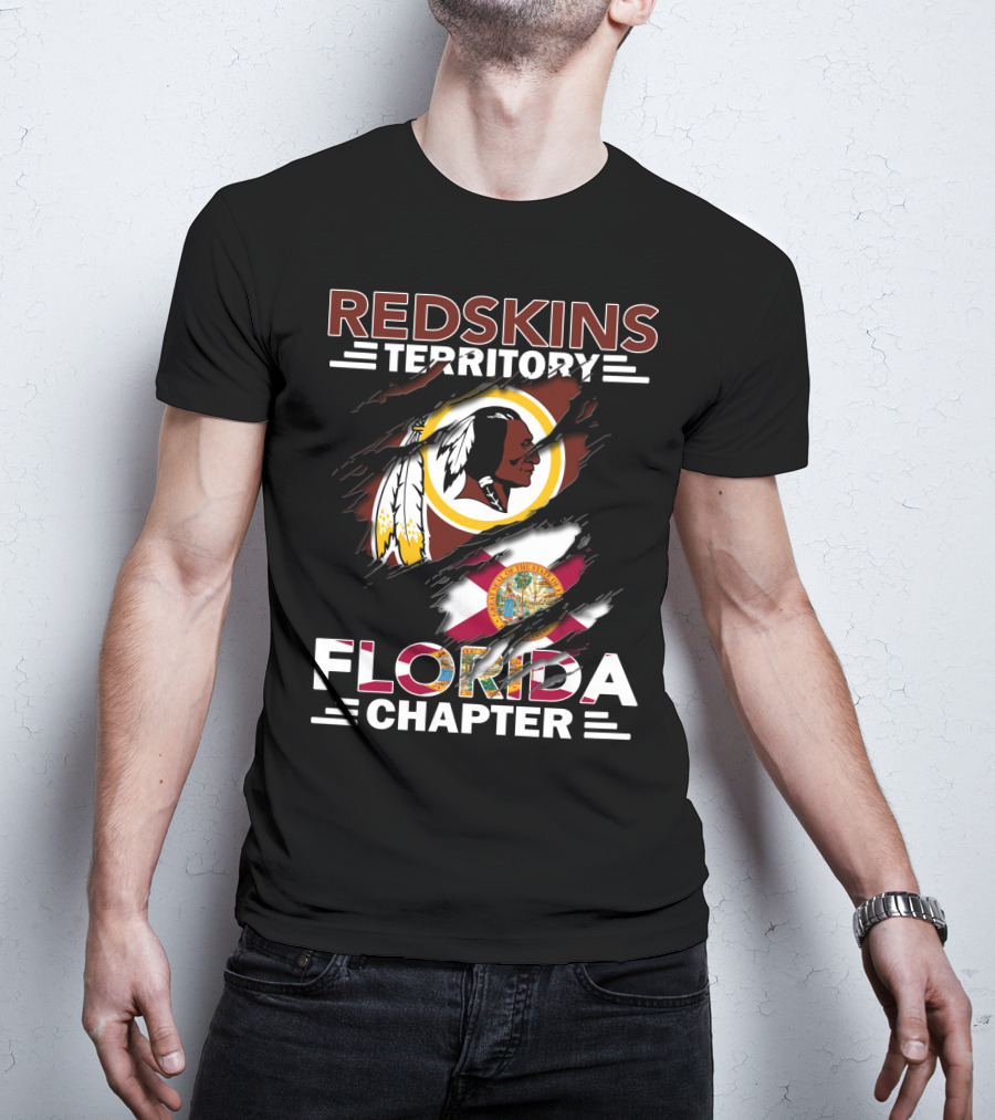 Redskins Territory Florida Chapter Washington Football Team Fan Base T-Shirt