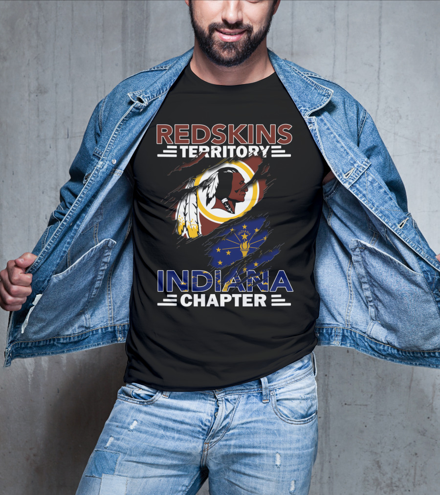 Redskins Territory Indiana Chapter Nfl Fan Community Banner T-Shirt