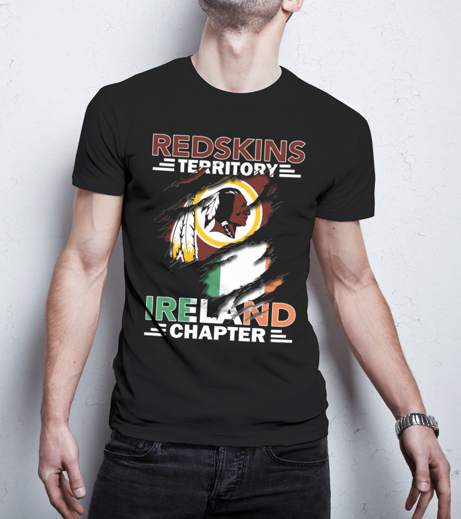 Redskins Territory Ireland Chapter Flag Symbolism T-Shirt