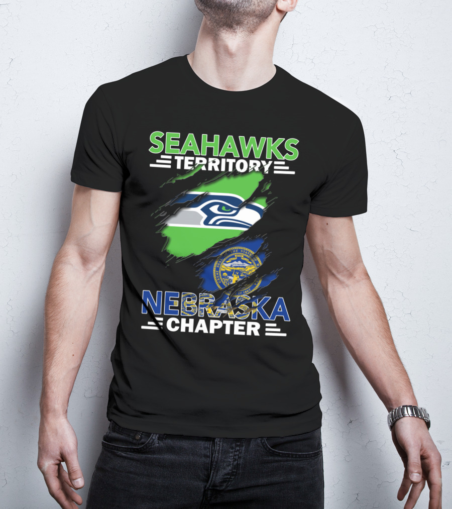 Seahawks Territory Nebraska Chapter State Pride T-Shirt