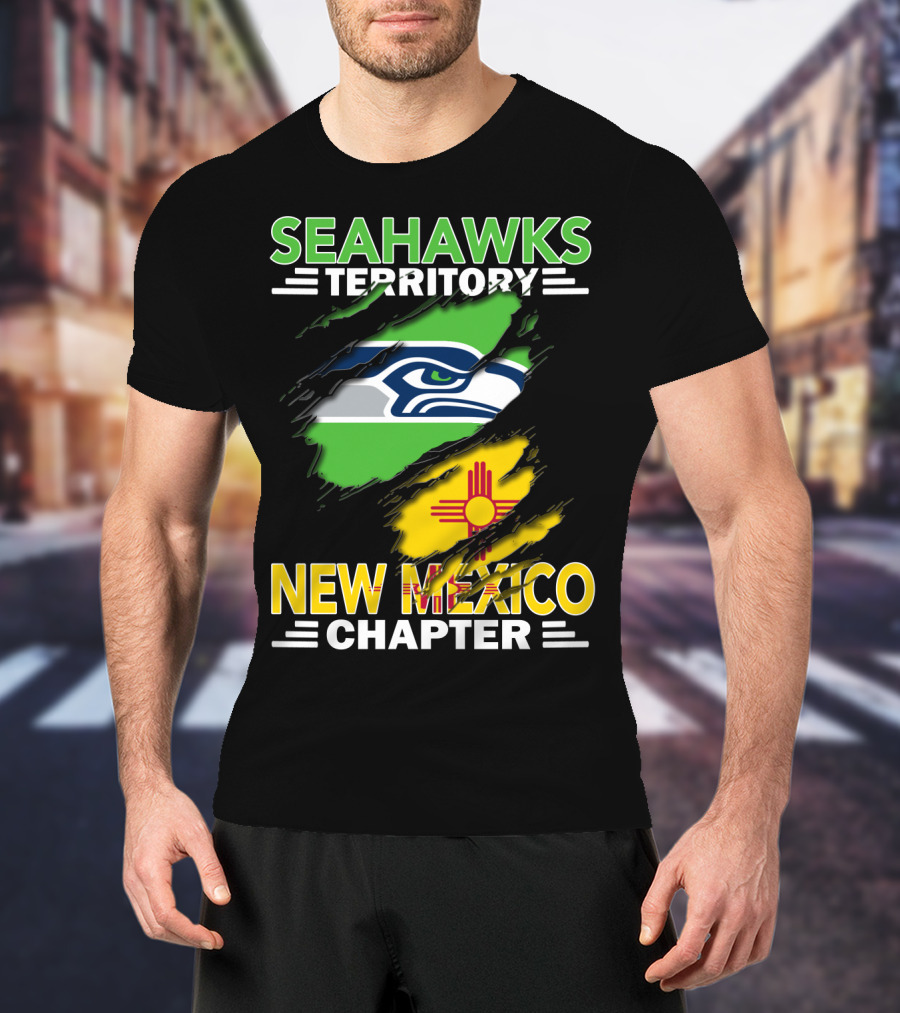 Seahawks Territory New Mexico Chapter Football Fan Zone T-Shirt