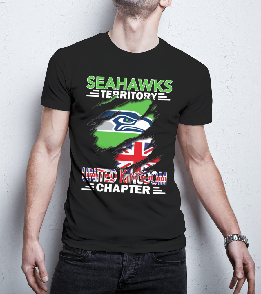 Seahawks Territory United Kingdom Chapter Flag T-Shirt
