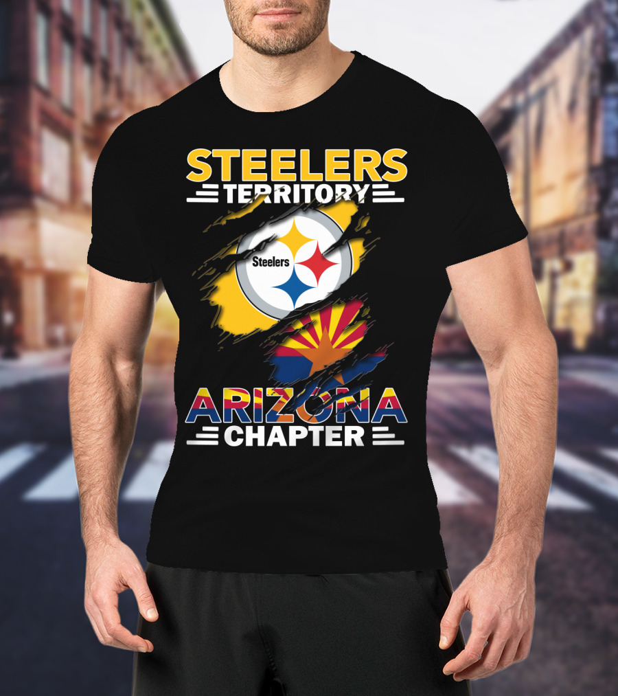 Steelers Territory Steelers Arizona Chapter Flag T-Shirt