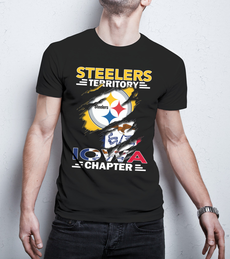 Steelers Territory Iowa Chapter Fanbase T-Shirt