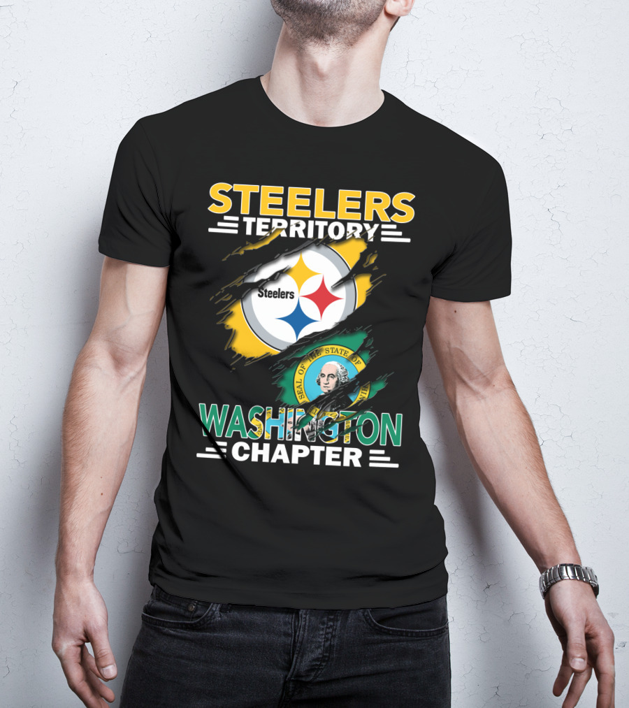 Steelers Territory Seal Of The State Of Washington Chapter T-Shirt