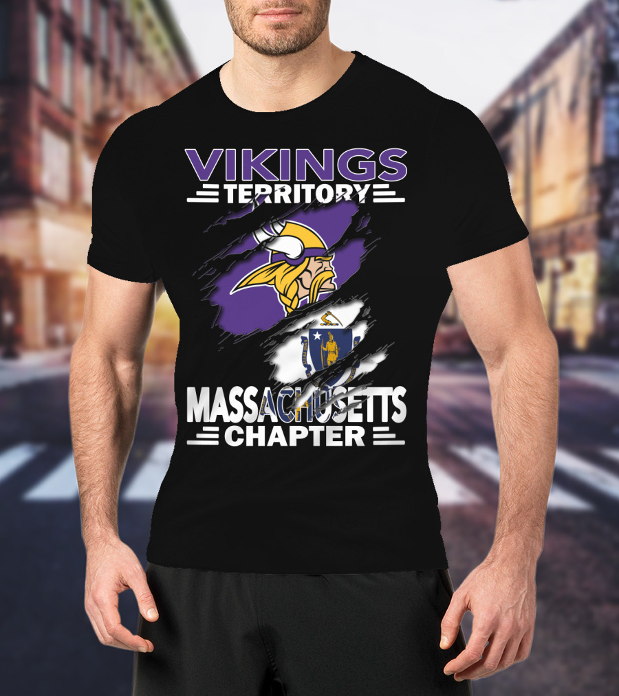 Vikings Territory Massachusetts Chapter NFL Fan Community T-Shirt