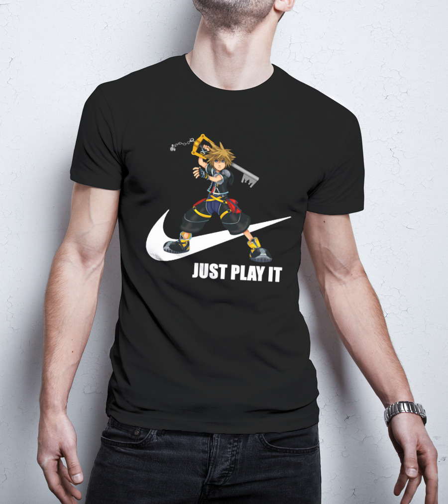 Just Play It Kingdom Hearts Sora Keyblade T-Shirt