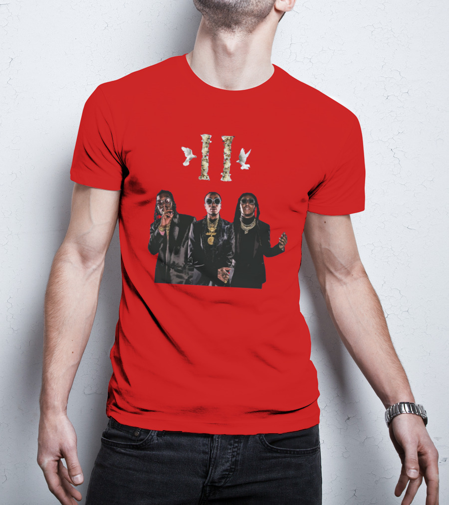 Migos Culture II Album Red Cover T-Shirt