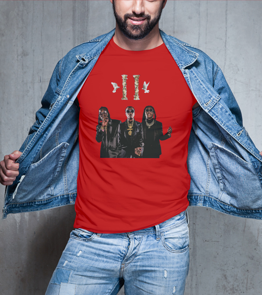 Migos Culture II Album Red Cover T-Shirt