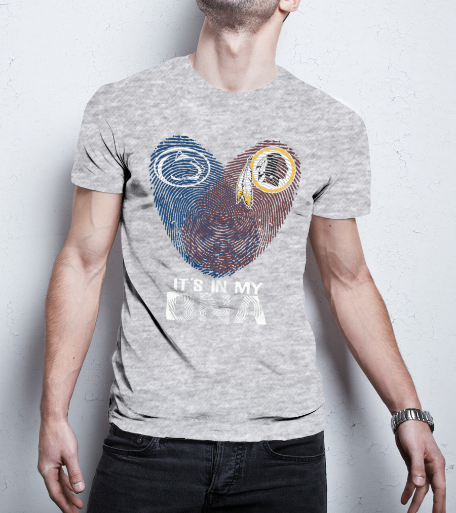 Penn State Nittany Lions Washington Redskins It's In My Dna T-Shirt