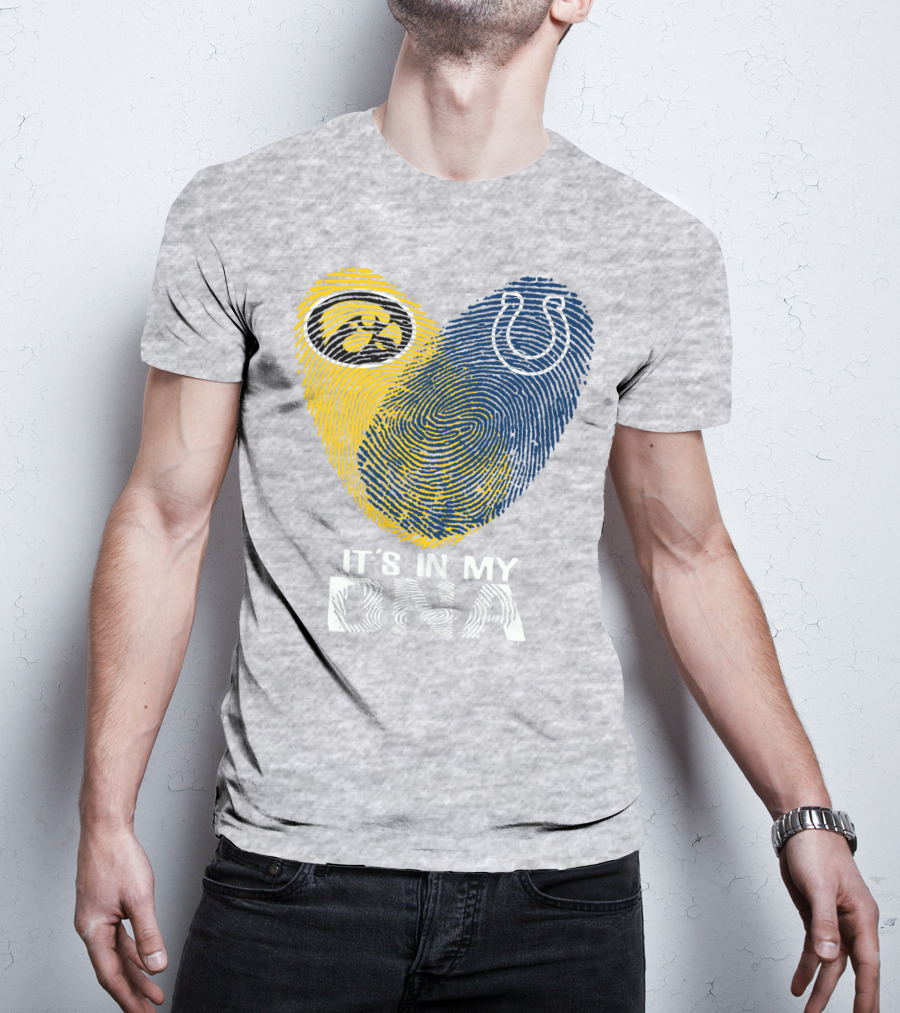 Indianapolis Colts Iowa Hawkeyes It's In My Dna T-Shirt