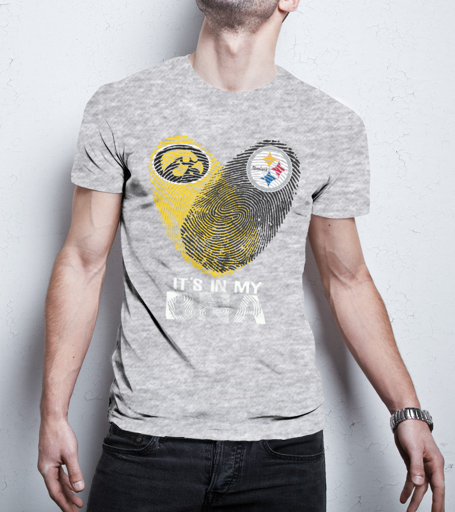 Pittsburgh Steelers Iowa Hawkeye It's In My Dna T-Shirt
