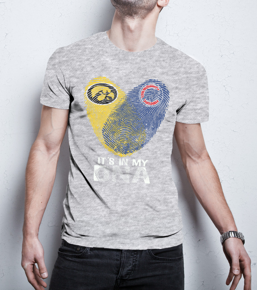 Chicago Cubs Iowa Hawkeyes It's In My DNA T-Shirt