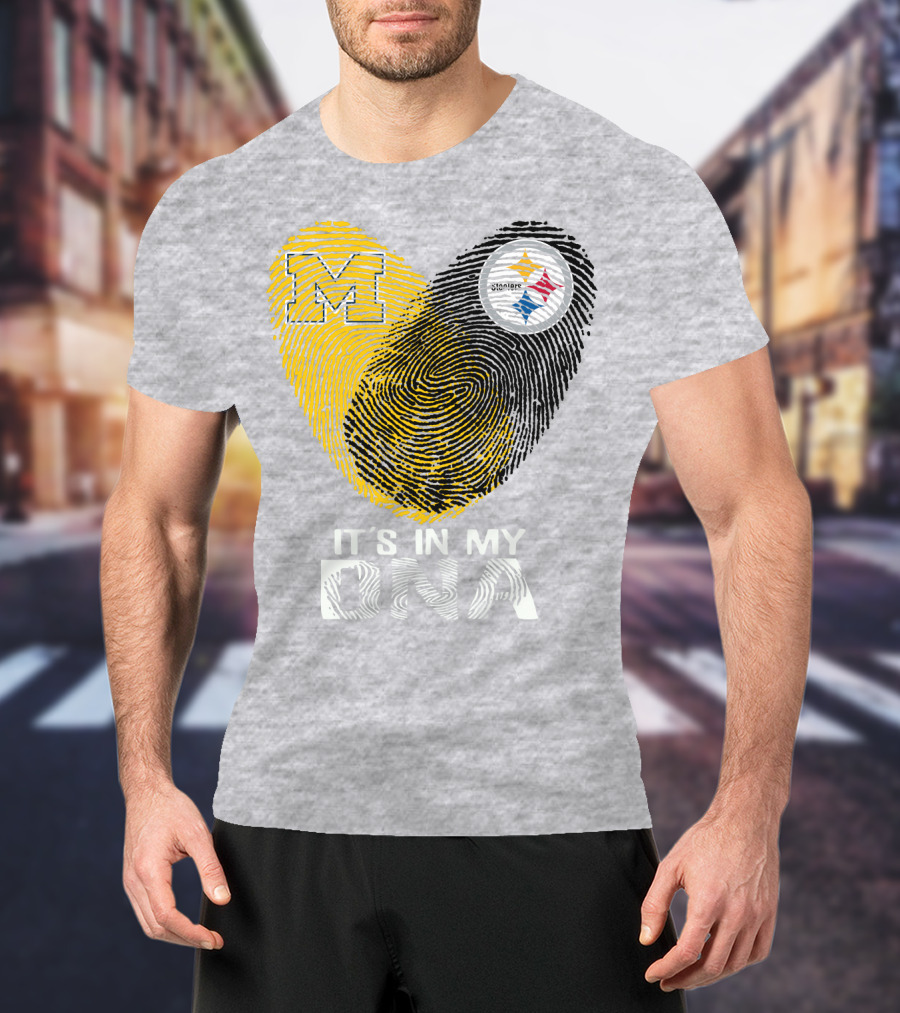 Pittsburgh Steelers Michigan It's In My Dna T-Shirt