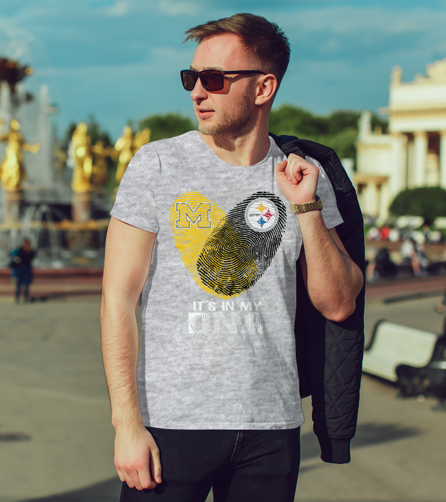 Pittsburgh Steelers Michigan It's In My Dna T-Shirt