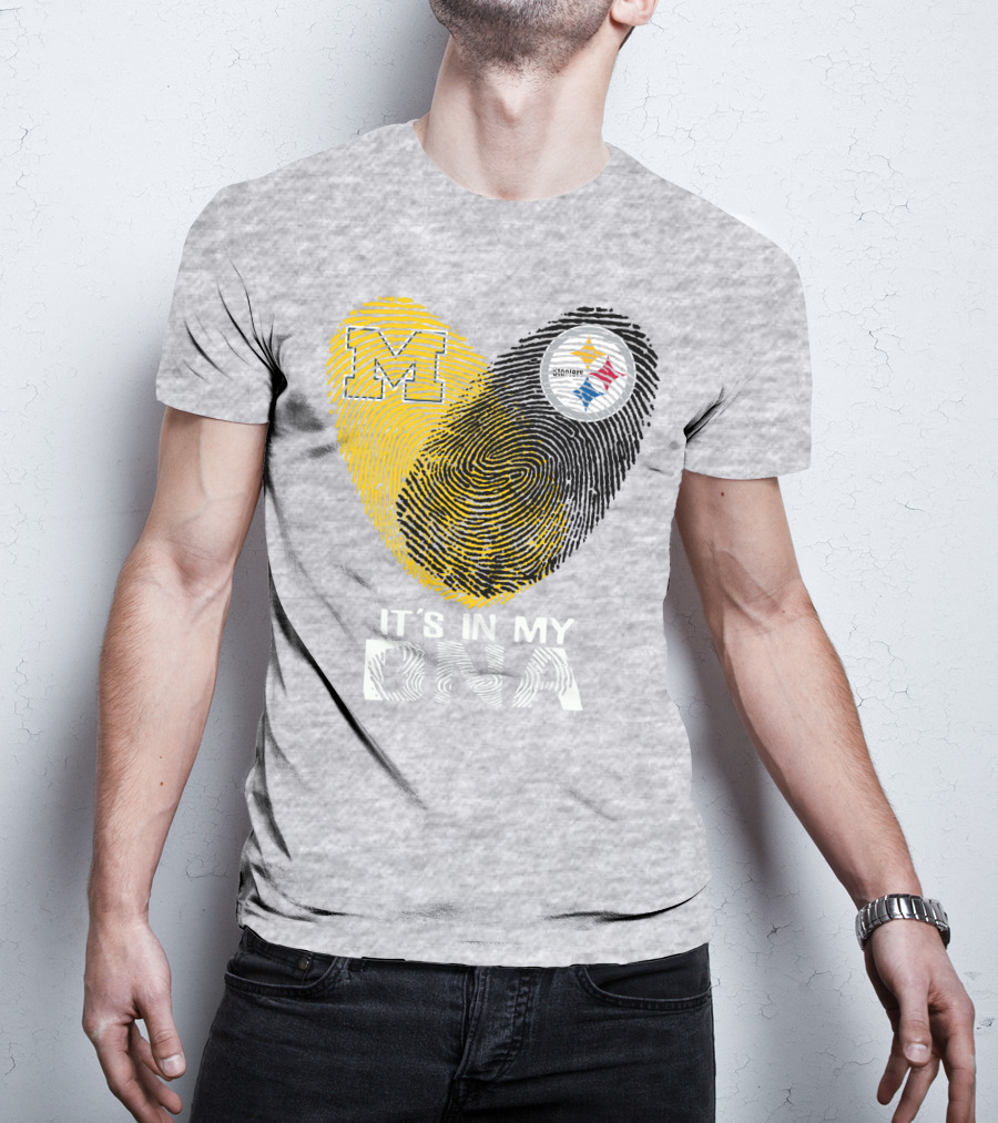 Pittsburgh Steelers Michigan It's In My Dna T-Shirt
