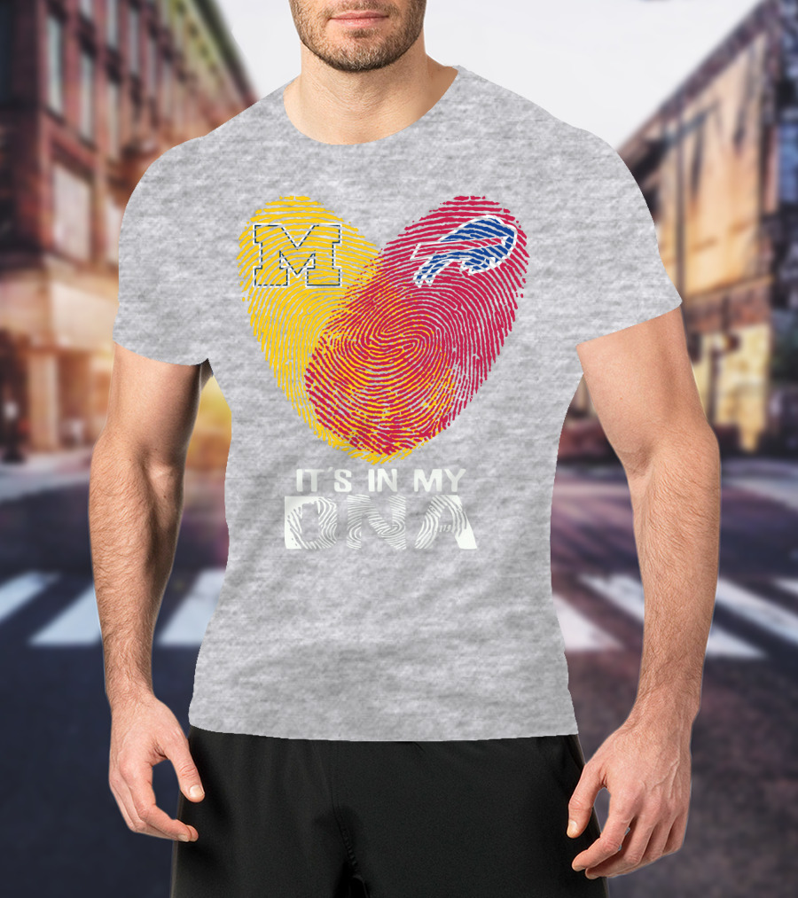 Buffalo Bills Michigan It's In My Dna T-Shirt