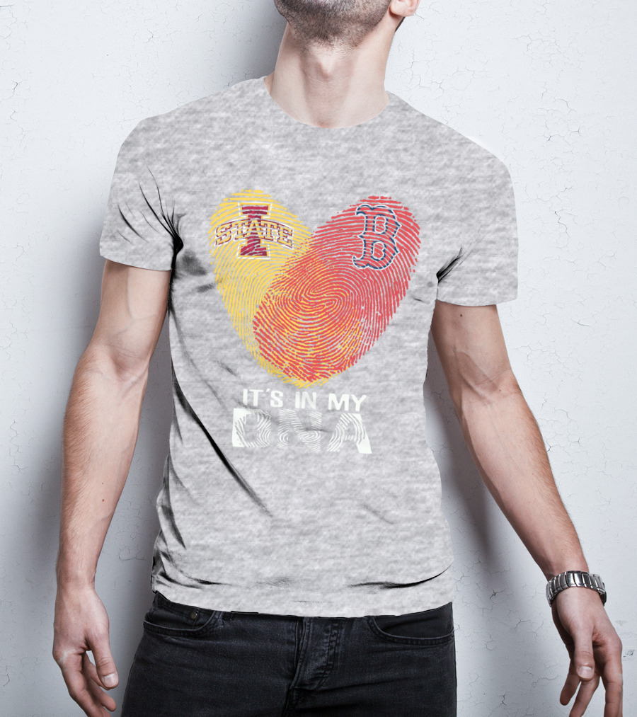 Boston Red Sox Iowa State It's In My DNA T-Shirt
